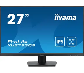 27" IIYAMA ProLite XU2793QS-B6 černá / IPS / 2560x1440 / 16:9 / 1ms / 1300:1 / 250cd / repro / HDMI / DP
