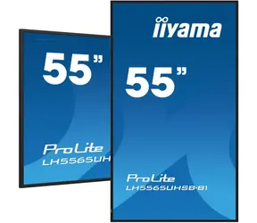 55" IIYAMA ProLite LH5565UHSB-B1 / IPS / 3840 x 2160 / 16:9 / 8 ms / 800 cd / 1200:1 / HDMI / DP