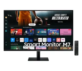 32" SAMSUNG Smart M7 M70D černá / VA / 3840x2160 / 16:9 / 4ms / 3000:1 / 300cd-m2 / HDMi + BT + Wi-Fi / VESA