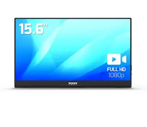 15.6" PORT CONNECT Nomad černá / 1920x1080 / FHD / 16:9 / 2xUSB-C + 3.5mm Jack + USB-A / přenosný