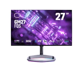 27" Cooler Master GM27-FQS černá / IPS / 16.9 / 2560x1440 / 165Hz / 300cd-m2 / 1000:1 / 1ms / 2x HDMI + 1x DP / VESA