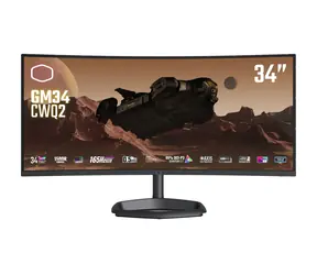 34" Cooler Master GM34-CWQ2 černá / VA / 21:9 / 3440x1440 / 180Hz / 320cd-m2 / 4000:1 / 0.5ms / 2x HDMI + 1x DP / VESA