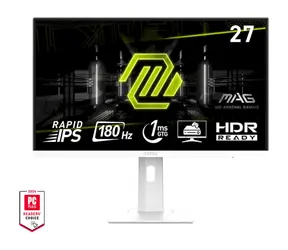 27" MSI MAG 274PFW bílá / 1920 x 1080 / IPS / 16:9 / 1ms / 1000:1 / 300cd/m2 / 1x HDMI + 1x DP / VESA / Pivot