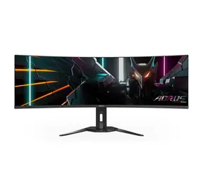 49" GIGABYTE AORUS CO49DQ černá / OLED / 5120 x 1440 / 32:9 / 0,03 ms / 1.5M:1 / 250 cd/m2 / HDMI 2.1 + DisplayPort 1.4