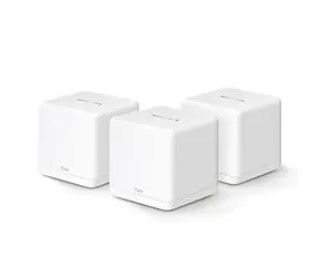 Mercusys Halo H60X 3ks bílá / WiFi systém MESH AX1500 / Dual-Band / 1201 Mbps + 300 Mbps / 2x RJ45