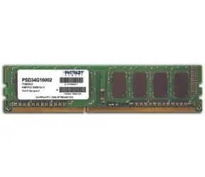 Patriot 4GB (1x4GB) 1600MHz / DDR3 / CL11 / 1.5V (8x512)
