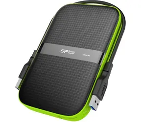 Silicon Power Armor A60 1TB černo-zelená / 2.5" / USB 3.2
