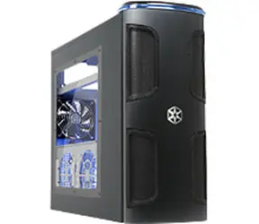 SilverStone SST-KL03B-W Kublai / PC skříň / miditower / ATX / bez zdroje / USB 2.0 / průhledná bočnice / černá