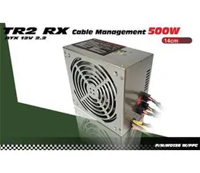 THERMALTAKE W0136 TR2 / 500W / pasivní PFC / ATX 12V 2.2 / 140mm ventilátor  / kabelový manager