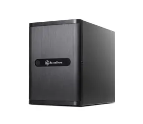 Silverstone SST-DS380B / NAS skříň / 8x 3.5" / 4x 2.5" / 2x USB 3.0 / Mini ITX