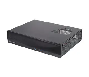 SILVERSTONE ML03B Milo / PC Skříň / mini-ITX / pro HTPC systémy / USB 2.0 / USB 3.0 / / bez zdroje / černá