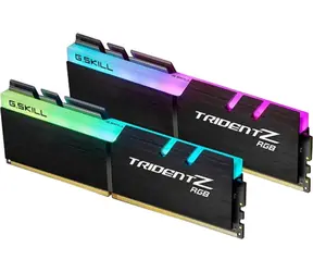 G.SKill Trident Z RGB 16GB (2x8GB) 3200MHz černá / DDR4 / 16-18-18-38 / 1.35V / XMP 2.0 / LED podsvícení