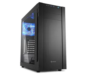 Sharkoon S25-W černá / ATX / 2x USB 3.0 / 3x 120 mm + 2x 140 mm / Průhledná bočnice / Bez zdroje
