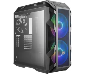 Cooler Master MasterCase H500M šedá / E-ATX / 4x USB 3.0 + 1x USB 3.1 / 2x 200mm RGB + 1x 140mm/ bez zdroje / průhl. bok