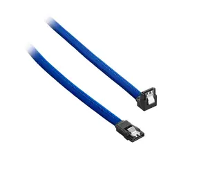 CableMod ModMesh Pravoúhlý SATA 3 Kabel 30cm - modrá