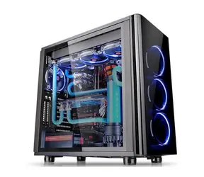 THERMALTAKE case View 31 TG černá / MidiTower / USB 2.0 | USB 3.0 / bez zdroje / ATX / průhledná bočnice