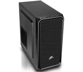 EVOLVEO Shaw 2 černá / mATX / 2x USB 2.0 + 1x USB 3.0 / bez zdroje / průhledná bočnice