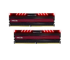 Team Group Delta Series 32GB (2x16GB) / DDR4 / 3000MHz / CL 16-18-18-38 / 1.35 V / LED červená