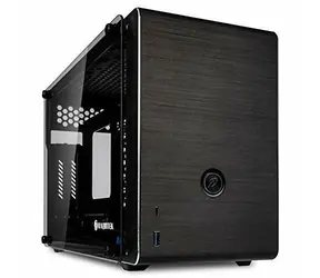 Raijintek Ophion černá / Mini-ITX / 1xUSB 3.0 + 1xUSB-C / bez zdroje / průhledná bočnice