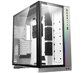 Lian Li O11 Dynamic XL ROG bílá / PC skříň / E-ATX / Bez zdroje / 4x USB 3.0 + 1x USB 3.1 C / průhledná bočnice