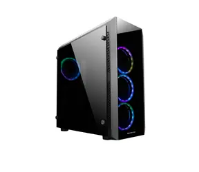 CHIEFTEC SCORPION II GL-02B-OP černá / ATX / 2x USB 3.0 + 1x USB 2.0 / 4x 120mm RGB / bez zdroje / průhledná bočnice