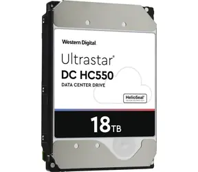WD Ultrastar DC HC550 18TB (0F38459) / HDD / 3.5" SATA III / 7 200 rpm / 512MB cache / 5y / pro datová centra