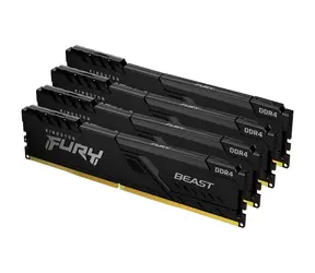 Kingston FURY Beast Black 32GB (4x 8GB) DDR4 3600MHz / CL17 / DIMM / 1.35V / Non-ECC / Un-Registered 