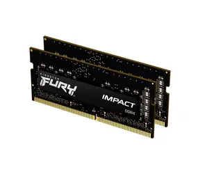 Kingston FURY Impact 32GB (2x 16GB) DDR4 3200MHz / CL20 / SO-DIMM / 1.2V / Non-ECC / Un-Registered