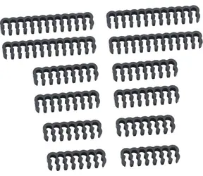 CableMod PRO Bridged sada sponek na kabely černá / 12 sponek  / 4x24pin / 4x16pin / 4x14pin