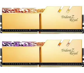 G.Skill Trident Z Royal Gold 32GB (2x16GB) 3600 MHz / DDR4 / CL16-19-19-39 / 1.35V / XMP 2.0 / LED podsvícení