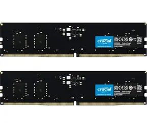 Crucial 16GB (2x8GB) 4800MHz / DDR5 / PC5-38400 / CL40-39-39 / 1.1V / single rank x16