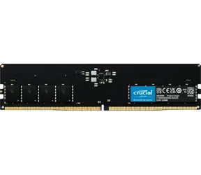 Crucial 32GB (1x32GB) 4800MHz / DDR5 / PC5-38400 / CL40-39-39 / 1.1V / dual rank x8