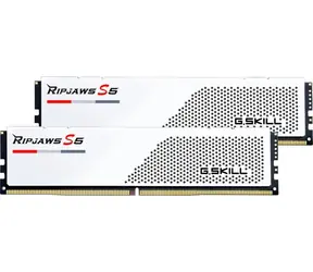 G.Skill Ripjaws S5 White 32GB (2x16GB) 5600MHz / DDR5 / PC5-44800 / CL40-40-40-89 / 1.2V / XMP 3.0 
