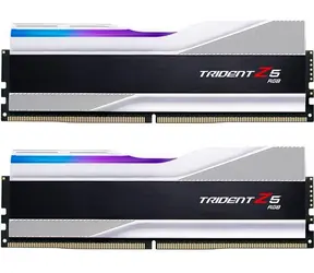 G.Skill Trident Z5 RGB Silver 32GB (2x16GB) 6400MHz / DDR5 / PC5-51200 / CL32-39-39-102 / 1.4V / XMP 3.0 