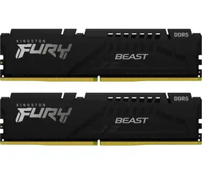 Kingston FURY Beast Black 16GB (2x 8GB) DDR5 6000MHz / CL40 / DIMM