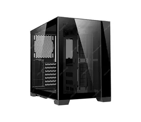 Lian Li O11 Dynamic Mini + Mini Riser černá / PC skříň / ATX / Bez PSU / 2x USB-A 3.0 + 1x USB-C 3.1 / průhledná bočnice