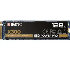 EMTEC X300 SSD Power Pro 128GB / SSD / M.2 2280 / PCIe 3.0 x4 / R: 1500 MBs / W: 500 MBs / IOPS: 60K 110K 