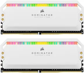 Corsair Dominator Platinum RGB White 32GB (2x16GB) 3200 MHz / DDR4 / PC4-25600 / CL16-20-20-38 / 1.35V / XMP2.0