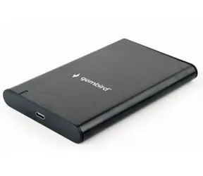 Gembird EE2-U3S-6 černá / externí box / 2.5" / hliníkový / USB 3.0