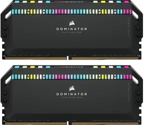 Corsair Dominator Platinum RGB 32GB (2x16GB) 6200MHz černá /  DDR5 / PC5-49600 / CL36-39-39-76 / 1.3V / on-die ECC