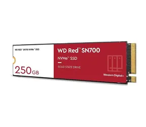 WD RED SN700 250GB / M.2 2280 / NVMe PCI-E 3.0 x4 / RW: 3100 & 1600 MBps / MTTF: 1.75 / 5y