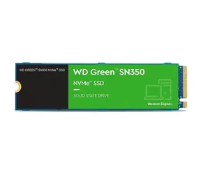 WD Green SN350 480 GB / M.2 SSD 2280 / PCIe Gen3 x4 / TLC / R: 2400MBs / W:1650MBs / IOPS: 250K & 170K / MTBF: 1mil / 3y