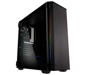 Kolink Refine RGB černá / ATX / 1x USB-C 3.2 + 1xUSB 3.0 / 3x 120 mm / bez zdroje / průhledná bočnice / prachový filtr