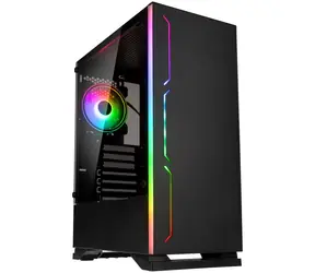 Kolink Inspire K11 ARGB černá / ATX / 1xUSB 3.0 + 2xUSB 2.0 / 1x120 mm / bez zdroje / průhledná bočnice / tvrzené sklo