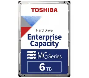 Toshiba Enterprise Capacity MG08 6TB 512e / HDD / 3.5" / SATA 6Gbits / 256MB cache / 7 200 rpm / Interní / 5y