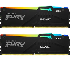 Kingston Fury Beast Black RGB 32GB (2x16GB) DDR5 5600MHz / CL40 / DIMM / ECC / XMP