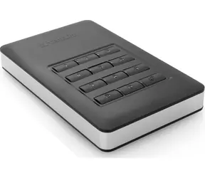 Verbatim Store 'n' Go Secure 2TB černá / Šifrovaný externí disk s numerickou klávesnicí  / 2.5"/ USB 3.1 Type C