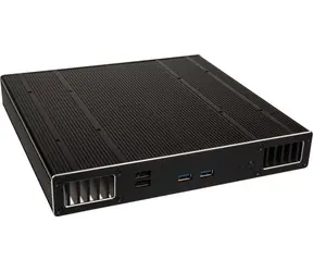 Akasa Plato TN UCFF černá / Mini ITX / možnost pověšení na zeď / hliník / OEM / bez ventilátoru