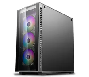 DEEPCOOL MATREXX 70 ADD-RGB 3F černá / E-ATX / 2xUSB 3.0 + 1xUSB 2.0 / RGB / 3x 120 mm / bez zdroje / průhledná bočnice 