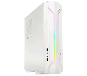 SilverStone Raven Z ARGB HTPC bílá / Mini-ITX / 2x USB 3.0 / 2x 120mm / bez zdroje